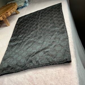 Gucci Monogram Dust Bag / Storage Pouch – Black GG Logo